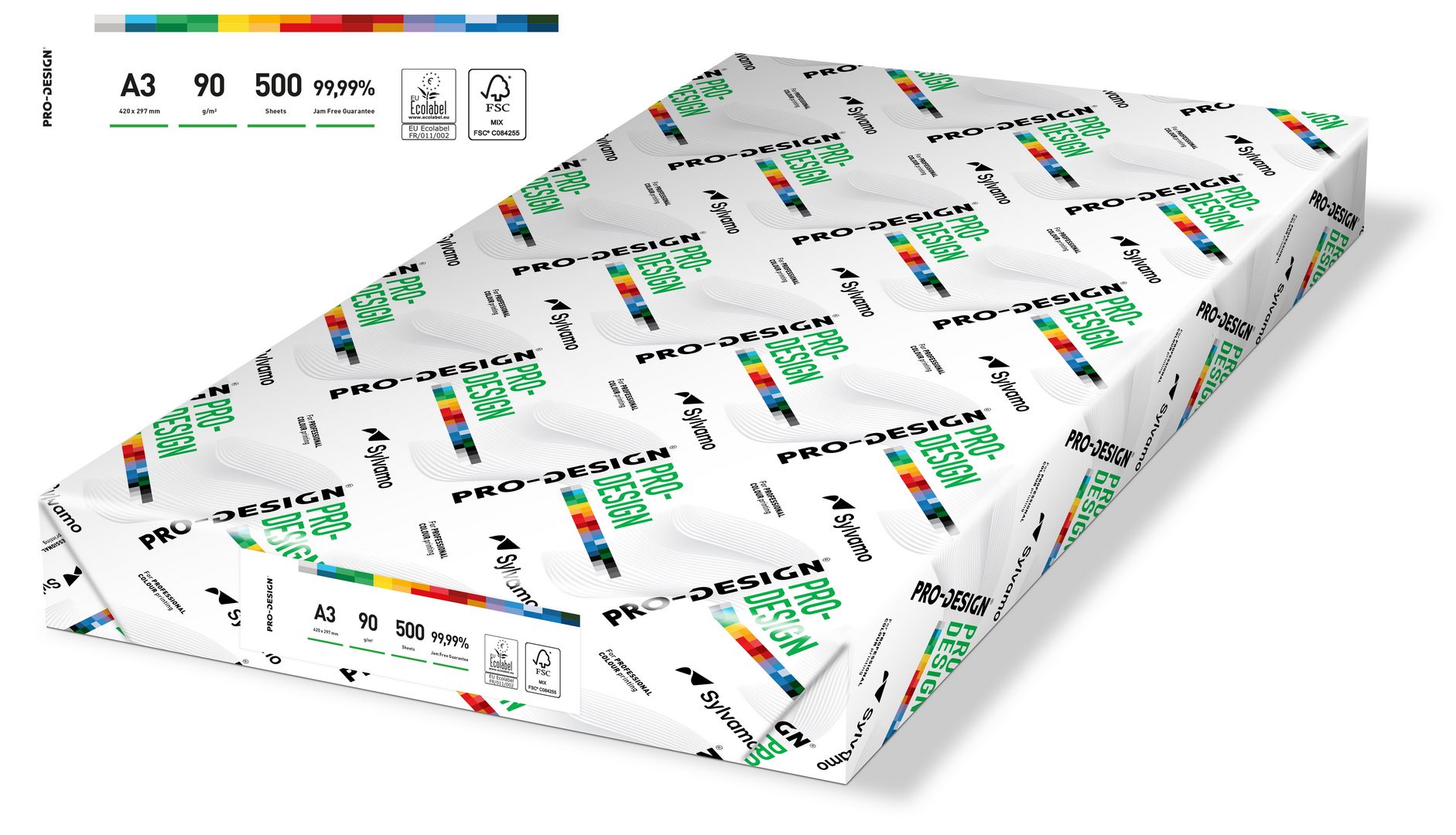 Papier ksero A3 90g Pro Design 500 arkuszy 168 CIE